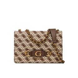 Sac porté épaule Izzy - Guess jeans - Femme U Beige
