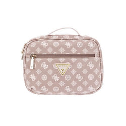 GUESS Trousse de beauté rose, écru et doré