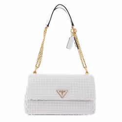 Sac à épaule bandoulière - GUESS - Noelle Xbody Flap Organizer - Crème - 100% polyuréthane - 685 g