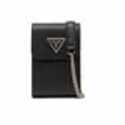 Sac à épaule bandoulière - GUESS - Noelle - Noir - Dimensions 11x17x4 cm - Rabat