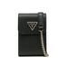 Sac à épaule bandoulière - GUESS - Noelle - Noir - Dimensions 11x17x4 cm - Rabat