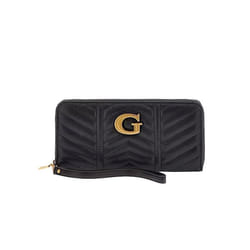 Porte-monnaie - GUESS - Lovide SLG - Noir - 100% polyuréthane - Élégant