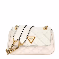 Sac à épaule bandoulière - GUESS - Giully Mini Convertible Crossbody Flap - Couleur Ivory - 18x12 cm - 375 g