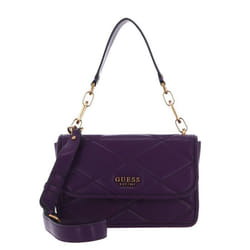 GUESS Sac à épaule bandoulière violet pour femme - Cilian Top Handle Flap Bag Amethyst 251552