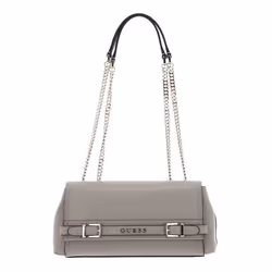 GUESS Sac à épaule beige pour femme - Sestri Convertible Xbody Flap Bag Taupe 254877