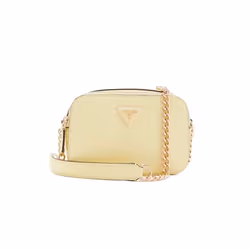 GUESS Sac à épaule bandoulière jaune clair pour femme - Noelle Crossbody Camera Pale Yellow 255644