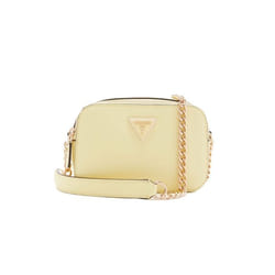 GUESS Sac à épaule bandoulière jaune clair pour femme - Noelle Crossbody Camera Pale Yellow 255644