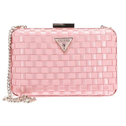 GUESS Pochette rose pour femme Twiller Minaudiere Bag Pale Pink 264648