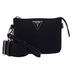 Sac à épaule bandoulière - GUESS - Latona Mini - 3 compartiments - 100% nylon - Noir