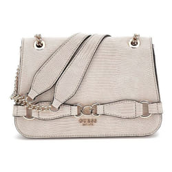 Sac à épaule - GUESS - Arlena Convertible Xbody Flap - Peau de serpent - Taupe - 235x145x45 cm