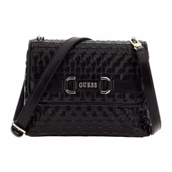 GUESS Sac à épaule bandoulière noir pour femme Maika Crossbody Flap 272047