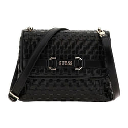 GUESS Sac à épaule bandoulière noir pour femme Maika Crossbody Flap 272047