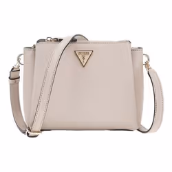 GUESS Sac à épaule bandoulière taupe pour femme Noelle Tri Compartment Crossbody Bag Taupe 270881
