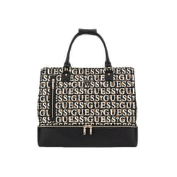 Sac de voyage - GUESS - Stark Zip Bottom - Noir Brun Clair - 40x33x17 cm - Femme