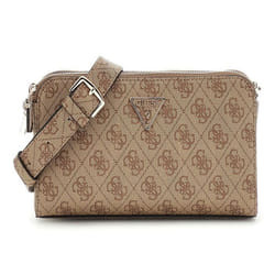 Sac à épaule bandoulière - GUESS - Eco Erica Status - Marron clair - 100% polyuréthane - 23x13x5 cm