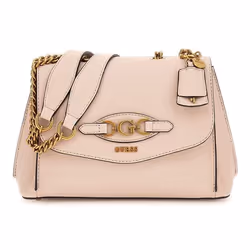 GUESS Sac à épaule bandoulière beige pour femme - Malva Convertible Xbody Flap Almond 278759