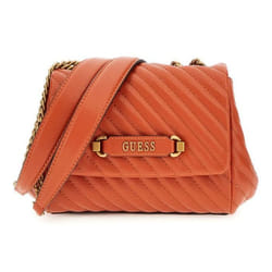 GUESS Sac à épaule bandoulière terracotta pour femme - Sela Convertible Xbody Flap Ginger 278744