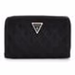 Porte-monnaie - GUESS - Giully Zip Around Wallet L - Noir - Élégant - Matelassé