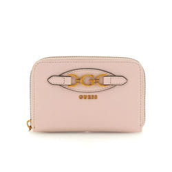 GUESS Porte-monnaie beige pour femme - Malva Zip Around Wallet M Almond 278812