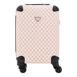 GUESS Valise vieux rose mauve pour femme - Wilder 18 in 8-Wheeler S Blush Logo 284366