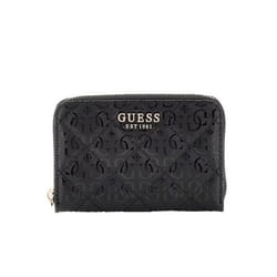 GUESS Porte-monnaie noir pour femme - Laurel SLG Medium Zip Around Wallet M 290496
