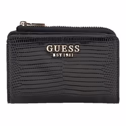 GUESS Porte-monnaie noir pour femme - Orlina Zip Around Card Case 293506
