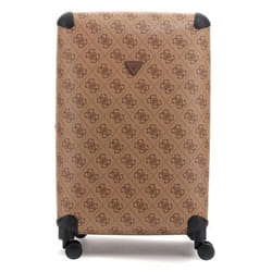 GUESS Valise brun clair marron pour femme - 28 IN 8-WHEELER Exp. L Latte Logo / Brown 296165