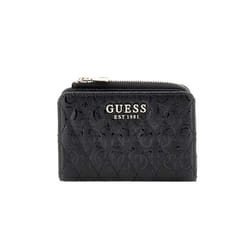 GUESS Porte-monnaie noir pour femme - Betula Logo Zip Around Card Case 300507