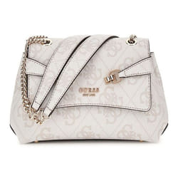 Sac à épaule - GUESS - Lorelei Convertible Xbody Flap Bag - Crème Beige - 100% Polyuréthane - 28x16x7 cm