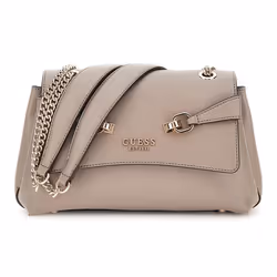 GUESS Sac à épaule taupe pour femme - Lorelei Convertible Xbody Flap Bag Dark Taupe 308063