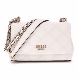 Sac à épaule - GUESS - Tamsin Convertible - Blanc - 100% polyuréthane - 25x12x7 cm