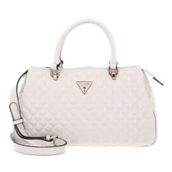 Sac à épaule bandoulière - GUESS - Eco Rainee Satchel - Beige - 33x22x8 cm - 100% polyuréthane