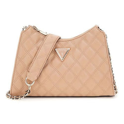 GUESS Sac à épaule beige pour femme - Giully Top Zip Shoulder Bag 296932