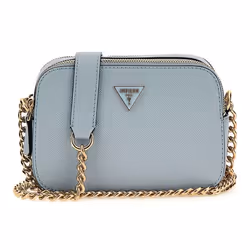 GUESS Sac à épaule bandoulière bleu clair pour femme - Noelle II Crossbody Camera Bag Misty Blue 310259