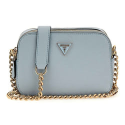 GUESS Sac à épaule bandoulière bleu clair pour femme - Noelle II Crossbody Camera Bag Misty Blue 310259