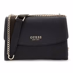 GUESS Sac à épaule noir pour femme - Calista Convertible Xbody Flap Bag 310217