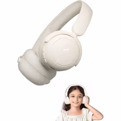 1MORE Casque Sans Fil Pour Enfants Écouteur dÉtude De Protection Auditive Volume Sûr 75/85/90dB 65H Autonomie Bluetooth 5.3