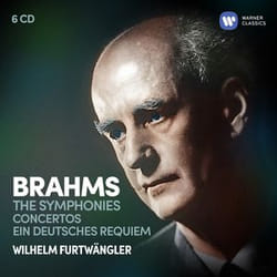 Warner Music Wilhelm Furtwängler - BRAHMS: The Symphonies, Concertos, Ein deutsches Requiem, 6CD CD Classique