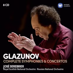 Warner Music José Serebrier - GLAZUNOV: Complete Symphonies &amp; Concertos, 8CD, Classique, CD, José Serebrier, Support phys ...