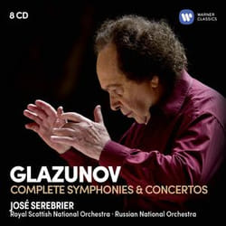 Warner Music José Serebrier - GLAZUNOV: Complete Symphonies & Concertos, 8CD CD Classique