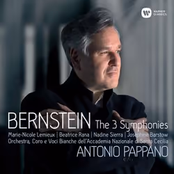 Warner Music Antonio Pappano - Bernstein: Complete Symphonies 1-3, 2CD, Classique, CD, Antonio Pappano, Support physique, Adu ...