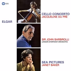 Warner Music Jacqueline Du Pré - Elgar: Cello Concerto, Sea Pictures, LP, Classique, Vinyl, Jacqueline Du Pré, Support physiq ...