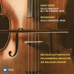 Warner Music Mstislav Rostropovich - Saint-Saëns &amp; Myakovsky: Cello Concertos, CD, Classique, CD, Mstislav Rostropovich,  ...
