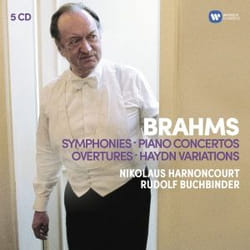 Warner Music Nikolaus Harnoncourt - Brahms: Symphonies, Overtures, Haydn Variations, Piano Concertos, 5CD CD Classique