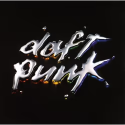 Vinyle Album - Daft Punk - Discovery - 2LP - Blanc - Platine - 33 tours