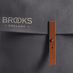 Brooks Brick Lane Pannier Arrière Sacoche pour bicyclette 15 L Toile, Cuir Gris - Vue supplémentaire 6