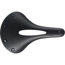 Selle Brooks Cambium C19 Carved All Weather - Noir - Ville/Vélotaf - Alliage dacier - Synthétique - 473g