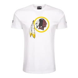 T-shirt homme New Era Washington Redskins Team Logo - Blanc - Football - Manches courtes