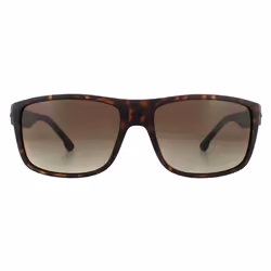 Lunettes de soleil - POLICE - SPLB39 Tailwind 4 - Havane foncé mat - Brun fumé gradient - Homme
