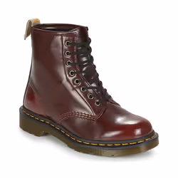 Bottes Vegan 1460 Synthétique Rouge